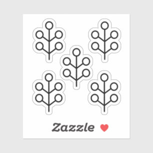 Scandinavian Folk Art Minimalist Illustration