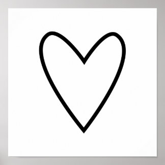 Scandinavian Folk Art Minimalist Illustration Poster