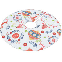 Scandinavian Folk Art Monogram Christmas