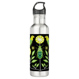 Scandinavian Folk Art Prints   Nordic Decor Mug Th