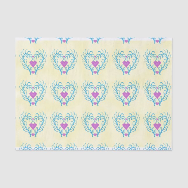 Scandinavian Folk Arts Tissue Paper (Front)
