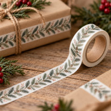 Scandinavian Folk Christmas Evergreen Garland