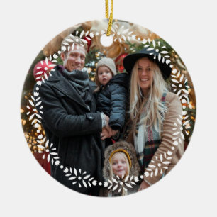 Scandinavian Folk Dala Horse Christmas  Ceramic Tree Decoration