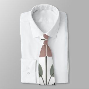 Scandinavian Folk Florals – Stylized Primroses  Tie