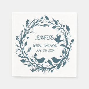 Scandinavian folklore wreath napkin