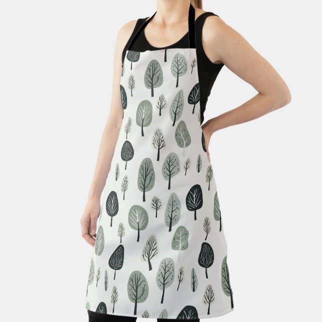 Scandinavian Forest Trees Apron (Insitu)