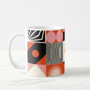 Scandinavian Geometric: Colourful Artwork Pattern Coffee Mug