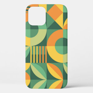Scandinavian Geometric Vintage Agriculture iPhone 12 Case