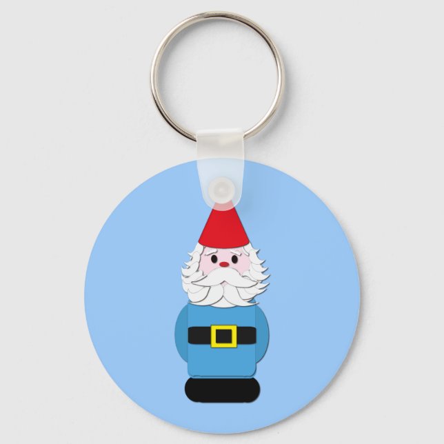 Scandinavian Gnome Key Ring (Front)