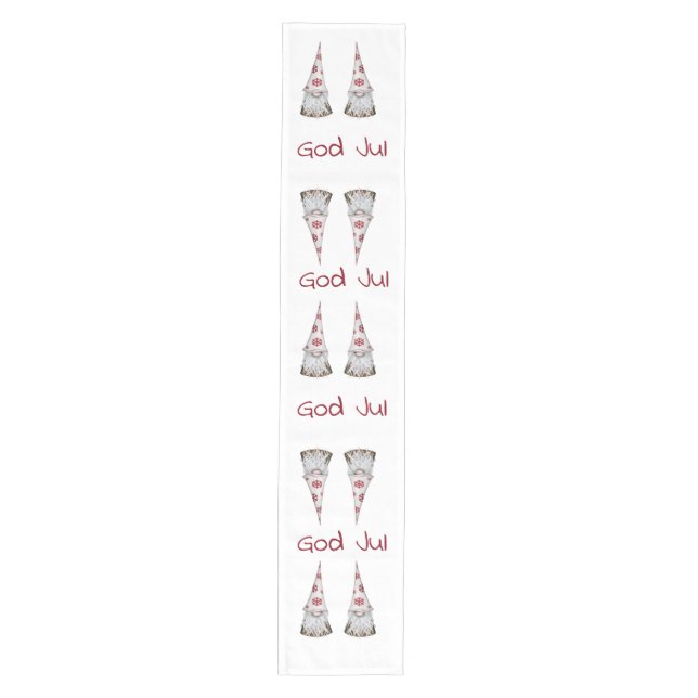 Scandinavian Gnome Table Runner (Front)