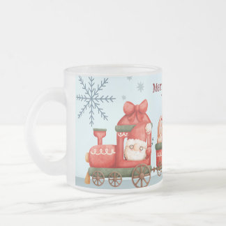 Scandinavian Holiday Decor & Gifts Frosted Glass Coffee Mug