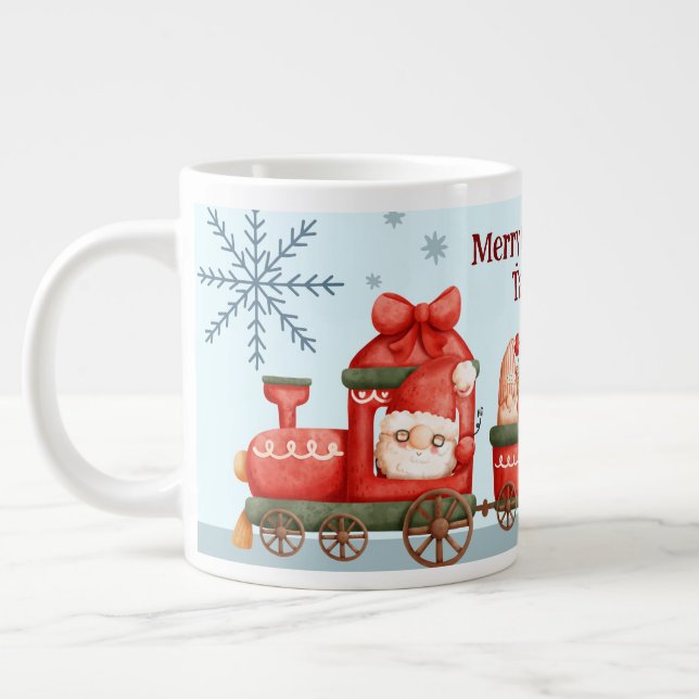 Scandinavian Holiday Decor & Gifts Large Coffee Mug (Left)