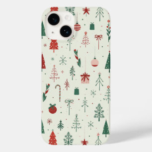 Scandinavian Holiday Forest Case-Mate iPhone 14 Case