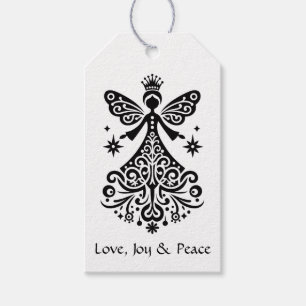 Scandinavian-inspired Folk Art Fairy Gift Tags