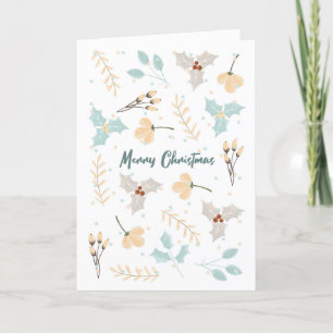 Scandinavian inspired Xmas card. Hygge Editable Holiday Card