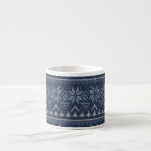 Scandinavian, knitting espresso cup