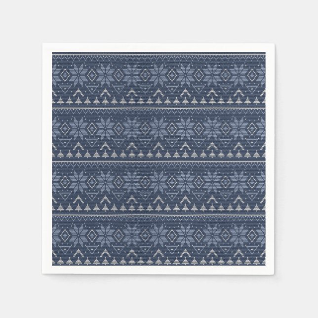 Scandinavian, knitting napkin (Front)
