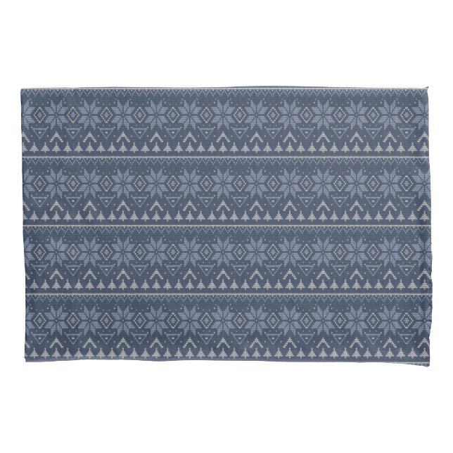 Scandinavian, knitting  pillowcase (Front)