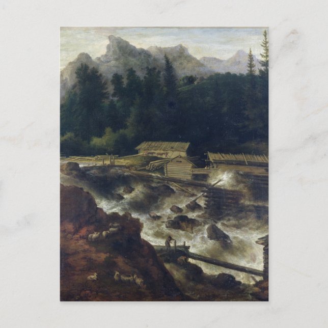 Scandinavian Landscape, 1670 Postcard (Front)