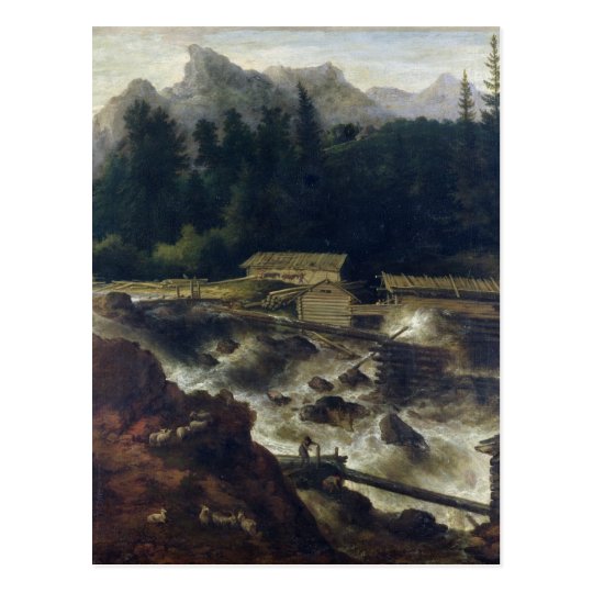 Scandinavian Landscape, 1670 Postcard