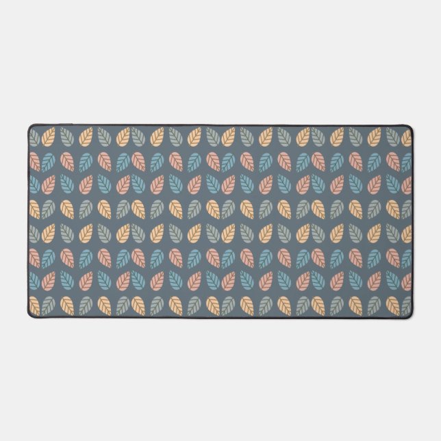 Scandinavian Leaves Desk Mat (Front)