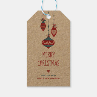 Scandinavian Love Christmas Gift Tags