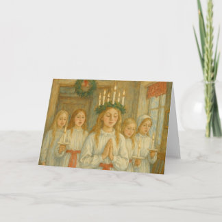 Scandinavian Lucia Day Card