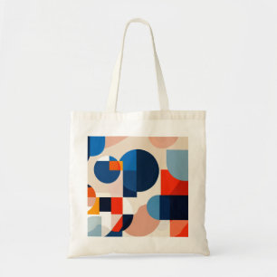 Scandinavian Mid Century Geometric Abstract Art Tote Bag