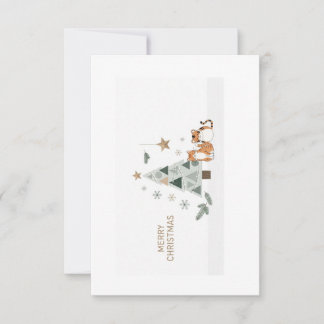 ❄️🎄 Scandinavian Minimalist Christmas Card Image 