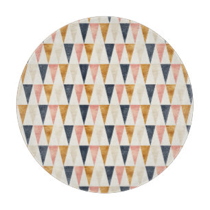 Scandinavian Navy Flag Pattern Cutting Board