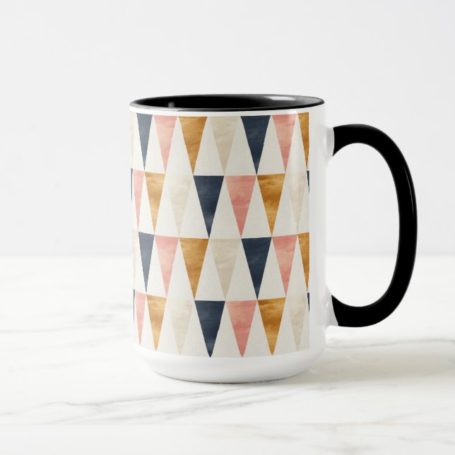 Scandinavian Navy Flag Pattern Mug (Right)