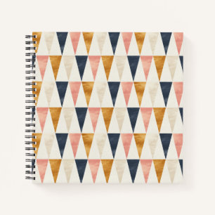 Scandinavian Navy Flag Pattern Notebook