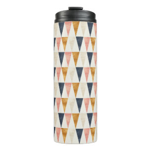 Scandinavian Navy Flag Pattern Thermal Tumbler