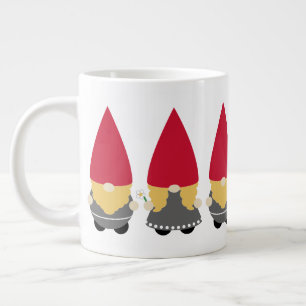 Scandinavian Nisse  Large Coffee Mug