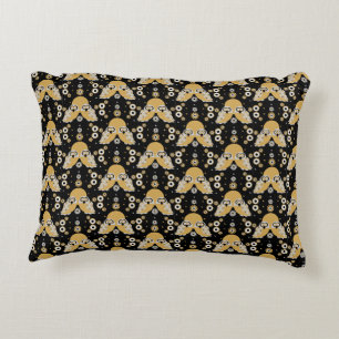 Scandinavian Owl Folk Art Decorative Cushion