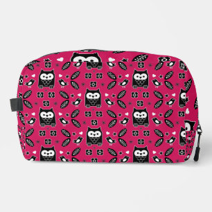 Scandinavian Owl Folk Art Gift Dopp Kit