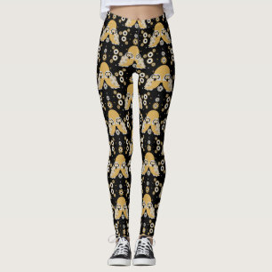 Scandinavian Owl Folk Art    Leggings