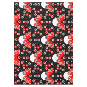 Scandinavian Owl Folk Art    Tablecloth