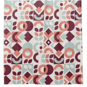 Scandinavian pattern design. Simple modern retro b Shower Curtain