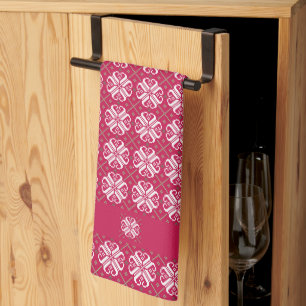 Scandinavian Print Customised Holiday  Tea Towel