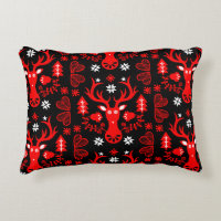 Scandinavian Red Christmas Deer