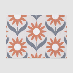 Scandinavian retro floral pattern,retro flower,vin tissue paper