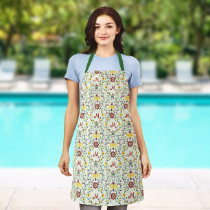 Scandinavian Rosemaling Monogram Pattern Nordic Apron