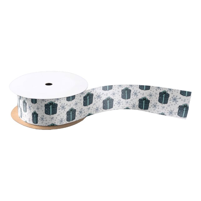 Scandinavian Seamless Pattern  Satin Ribbon (Spool)