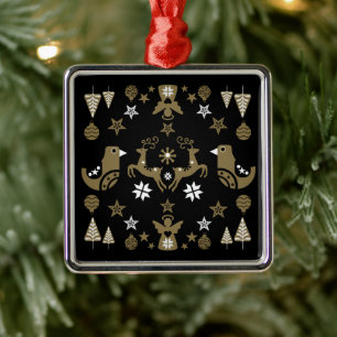 Scandinavian Seasonal Luxury Decor Metal Tree Decoration