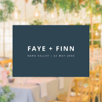 Scandinavian | Smoke Blue Minimalist Wedding Day