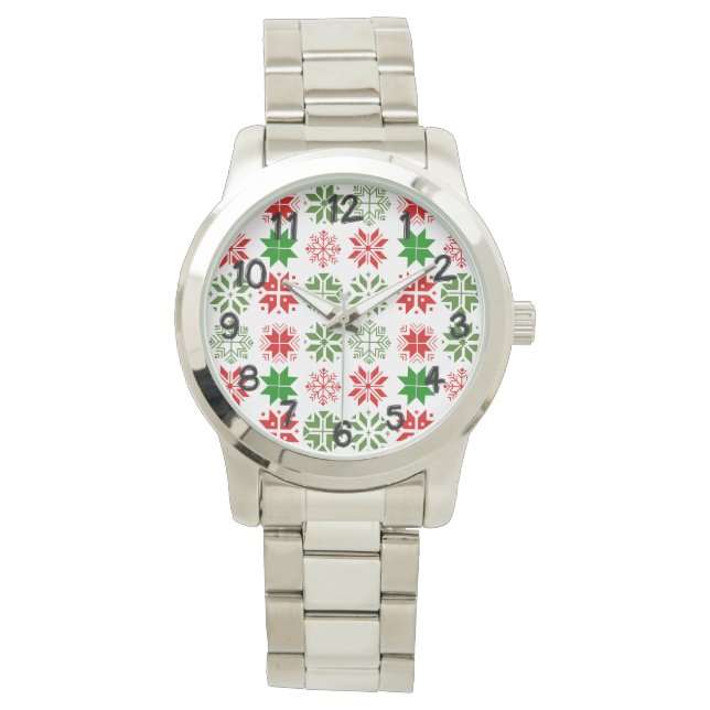 Scandinavian Snowflakes Watch (Front)