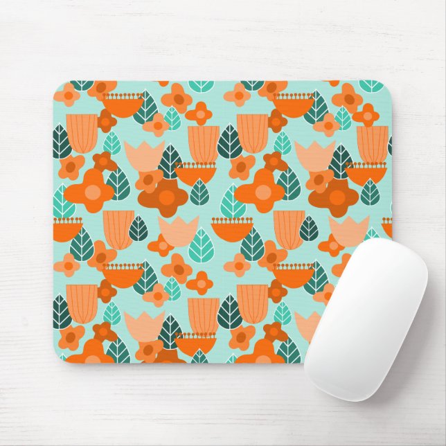 Scandinavian Spring Mouse Mat (With Mouse)