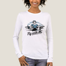 Scandinavian stewardess Long Sleeve Shirt