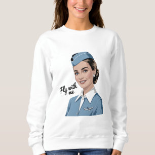 Scandinavian stewardess Womens Basic Sweatshirt